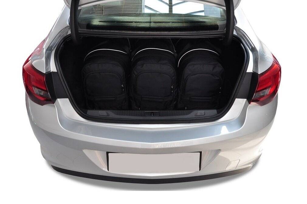 Torby KJUST SPORT do Opel Astra Limousine J (P10) — torby wyjmowane z bagażnika krok po kroku