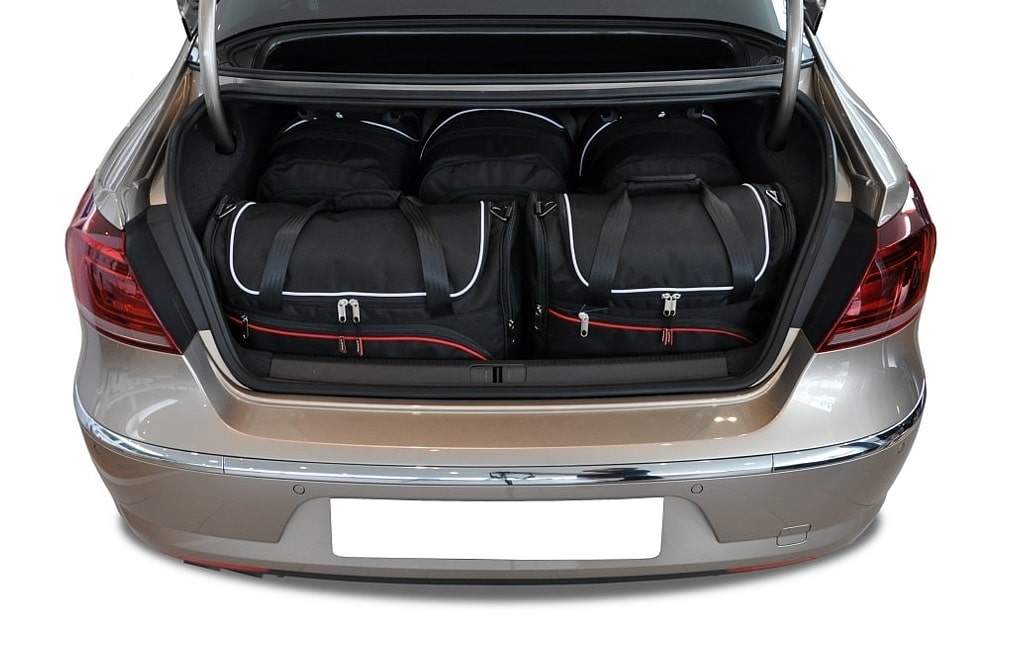 Torby KJUST AERO do Volkswagen CC I — zestaw ułożony w bagażniku