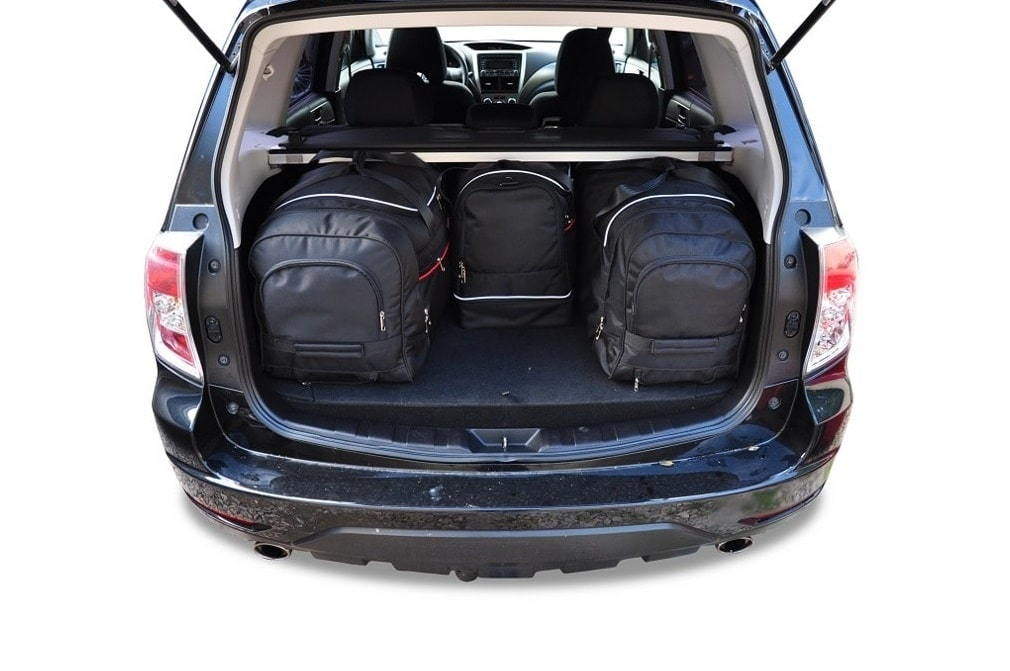 Torby KJUST SPORT do Subaru Forester III (SH) — torby wyjmowane z bagażnika krok po kroku