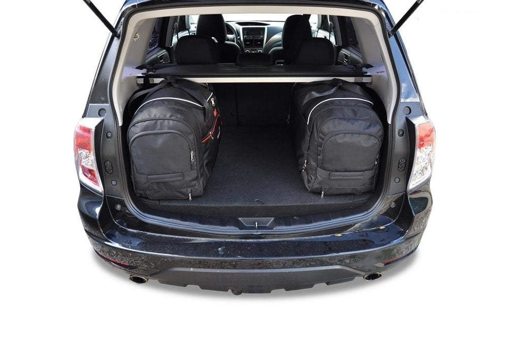 Torby KJUST SPORT do Subaru Forester III (SH) — torby wyjmowane z bagażnika krok po kroku