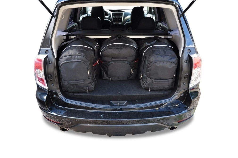 Torby KJUST AERO do Subaru Forester III (SH) — torby wyjmowane z bagażnika krok po kroku