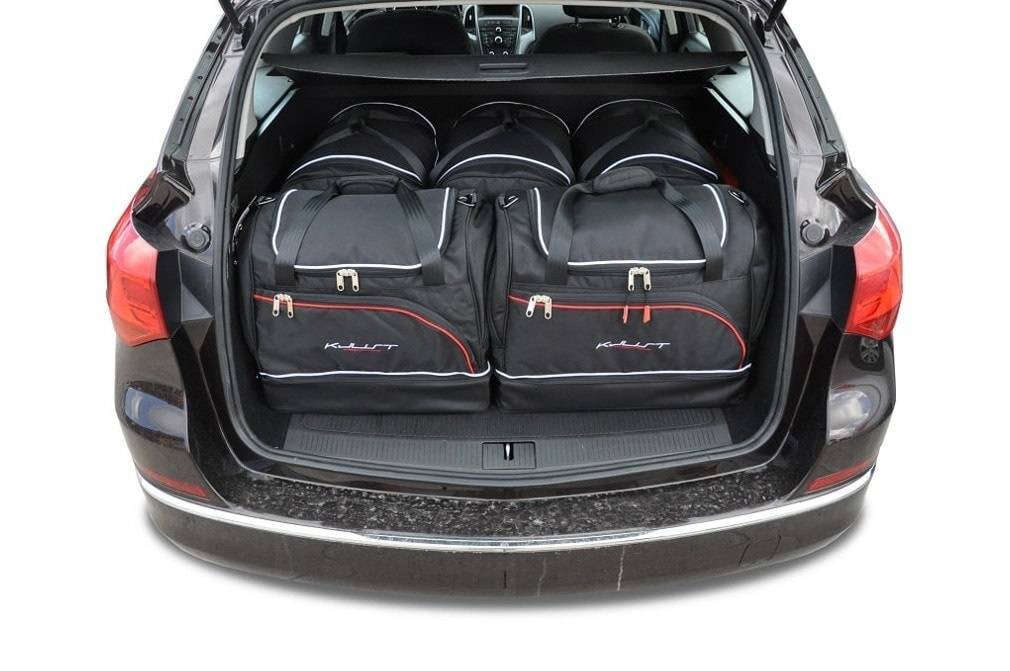 Torby KJUST AERO do Opel Astra Sports Tourer J (P10) — zestaw ułożony w bagażniku