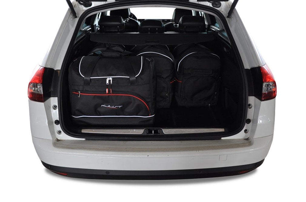 Torby KJUST SPORT do Citroen C5 Tourer III (RD) — torby wyjmowane z bagażnika krok po kroku