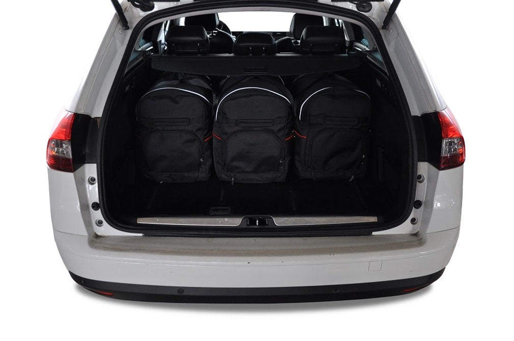 Torby KJUST SPORT do Citroen C5 Tourer III (RD) — torby wyjmowane z bagażnika krok po kroku