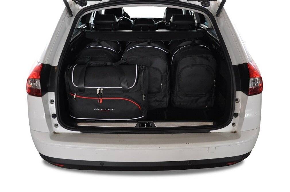 Torby KJUST AERO do Citroen C5 Tourer III (RD) — torby wyjmowane z bagażnika krok po kroku