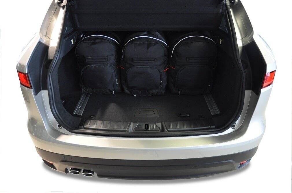 Torby KJUST SPORT do Jaguar F-Pace I (X761) — torby wyjmowane z bagażnika krok po kroku