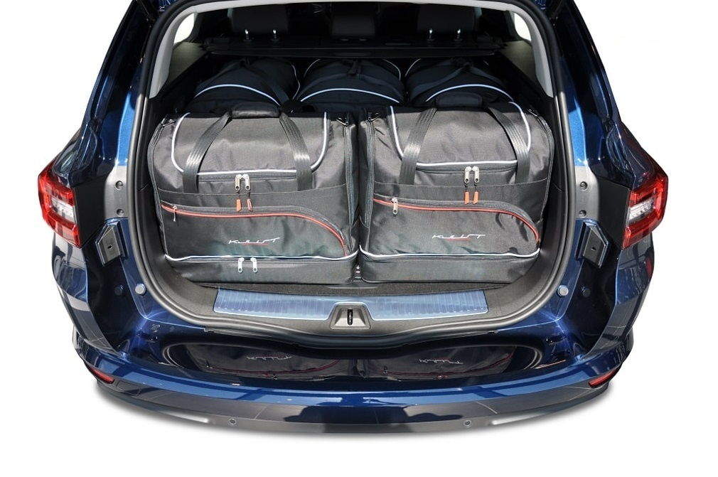 Torby KJUST SPORT do Renault Talisman Kombi I — zestaw ułożony w bagażniku