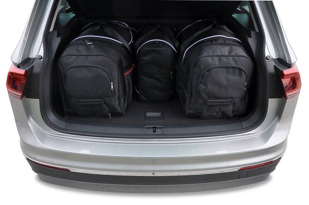 Torby KJUST SPORT do Volkswagen Tiguan II — torby wyjmowane z bagażnika krok po kroku