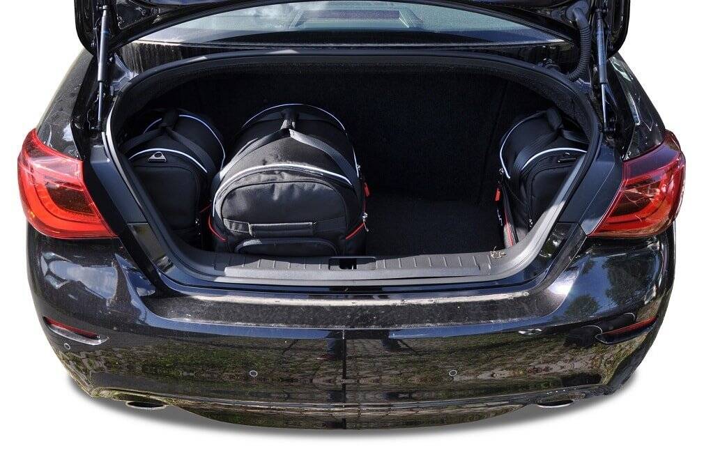 Torby KJUST AERO do Infiniti Q70 Hybrid I (Y51) — torby wyjmowane z bagażnika krok po kroku
