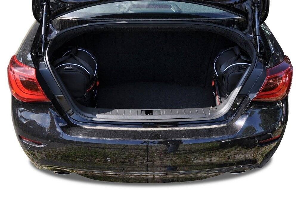 Torby KJUST AERO do Infiniti Q70 Hybrid I (Y51) — torby wyjmowane z bagażnika krok po kroku