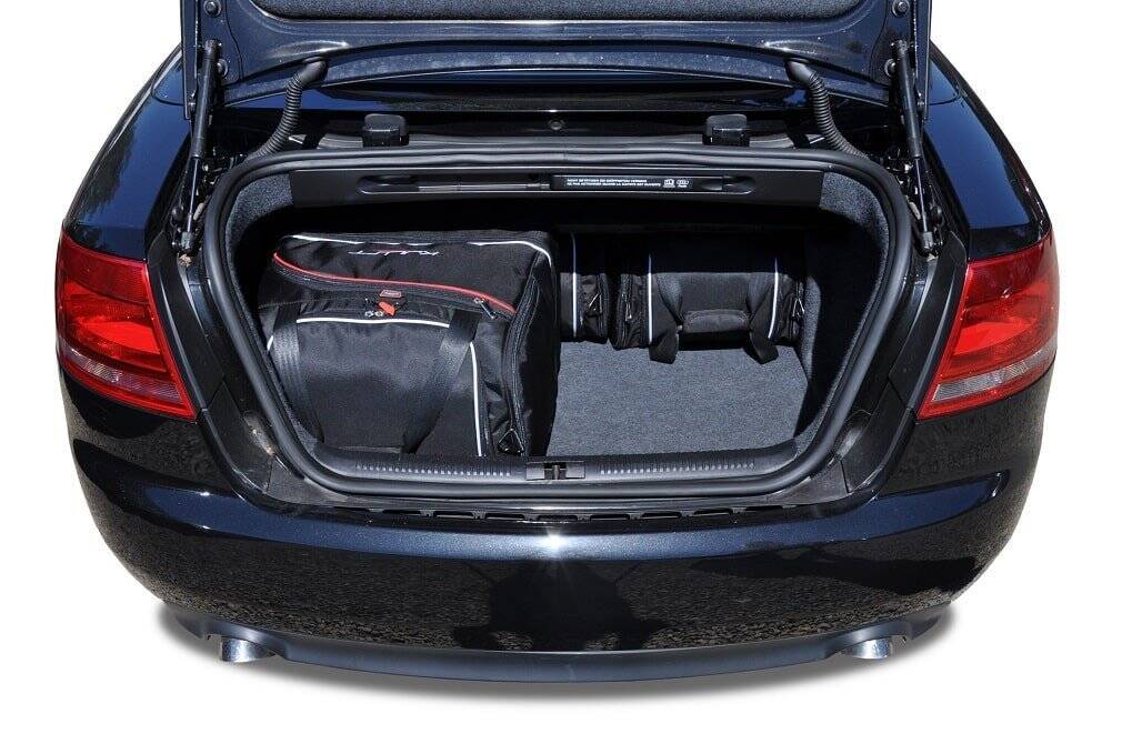Torby KJUST AERO do Audi A4 / S4 / RS4 Cabrio B7 — torby wyjmowane z bagażnika krok po kroku