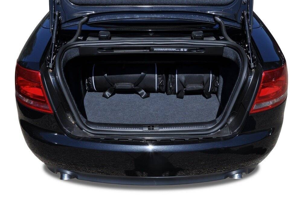 Torby KJUST AERO do Audi A4 / S4 / RS4 Cabrio B7 — torby wyjmowane z bagażnika krok po kroku