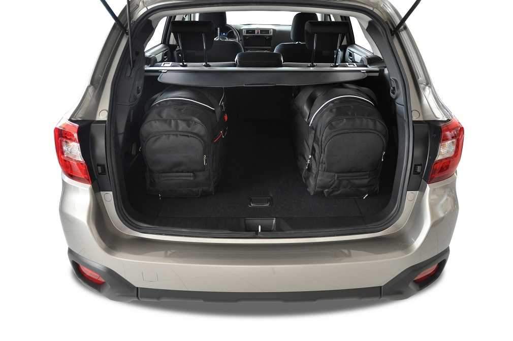 Torby KJUST SPORT do Subaru Outback V (BS) — torby wyjmowane z bagażnika krok po kroku