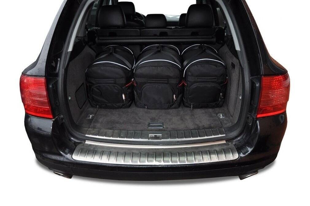 Torby KJUST AERO do Porsche Cayenne I (9PA) — torby wyjmowane z bagażnika krok po kroku