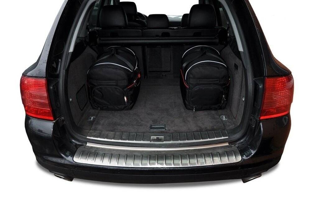 Torby KJUST AERO do Porsche Cayenne I (9PA) — torby wyjmowane z bagażnika krok po kroku