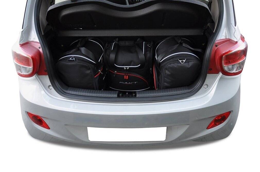 Torby KJUST AERO do Hyundai i10 Hatchback II — torby wyjmowane z bagażnika krok po kroku