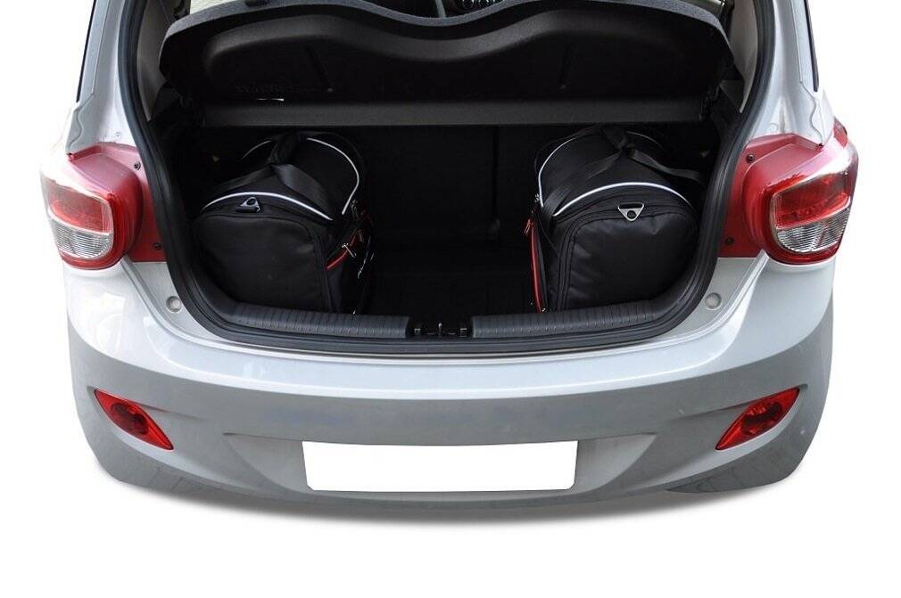 Torby KJUST AERO do Hyundai i10 Hatchback II — torby wyjmowane z bagażnika krok po kroku