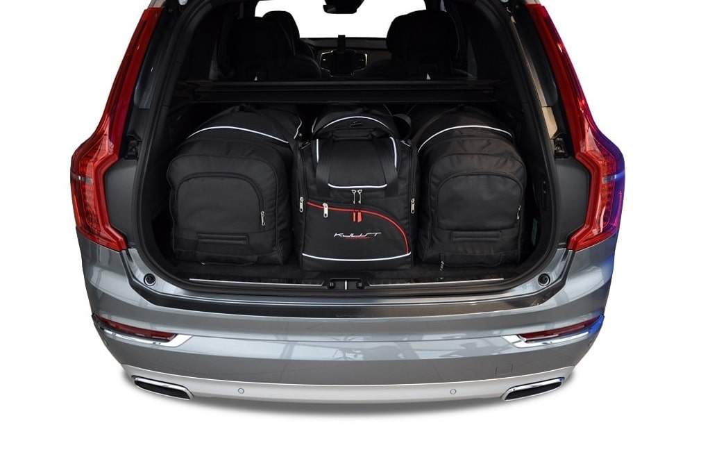 Torby KJUST AERO do Volvo XC90 Excellence II — zestaw ułożony w bagażniku