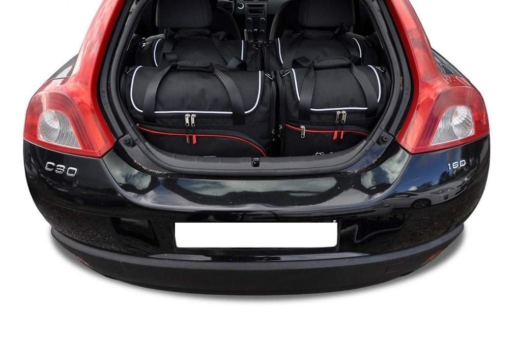 Torby KJUST AERO do Volvo C30 Hatchback I (533) — zestaw ułożony w bagażniku
