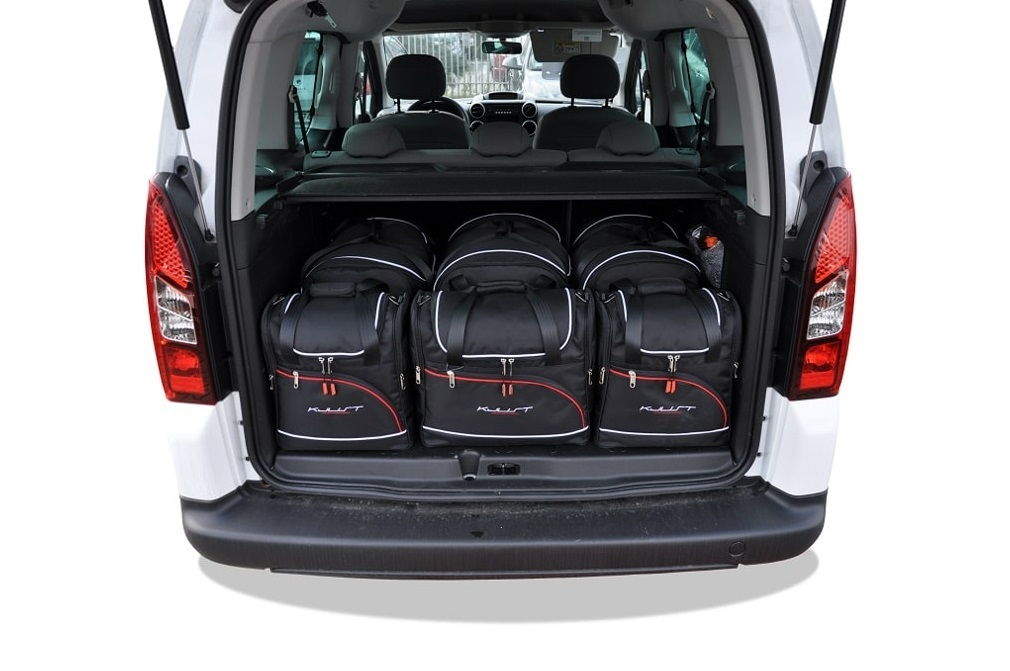 Torby KJUST AERO do Citroen Berlingo Combi II (B9) — zestaw ułożony w bagażniku