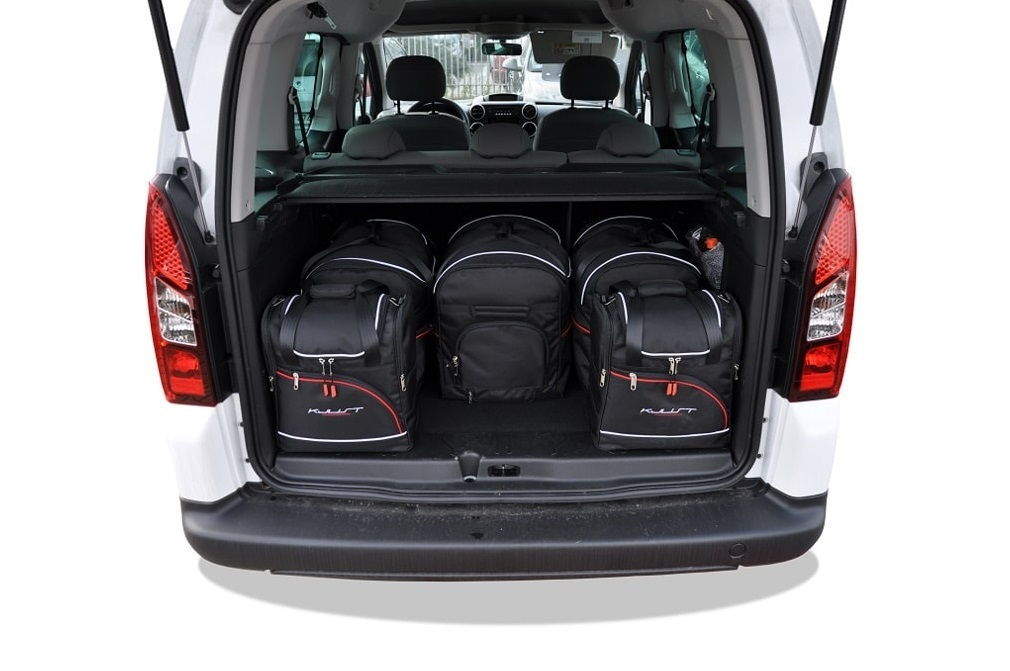 Torby KJUST AERO do Peugeot Partner Tepee B9 — torby wyjmowane z bagażnika krok po kroku