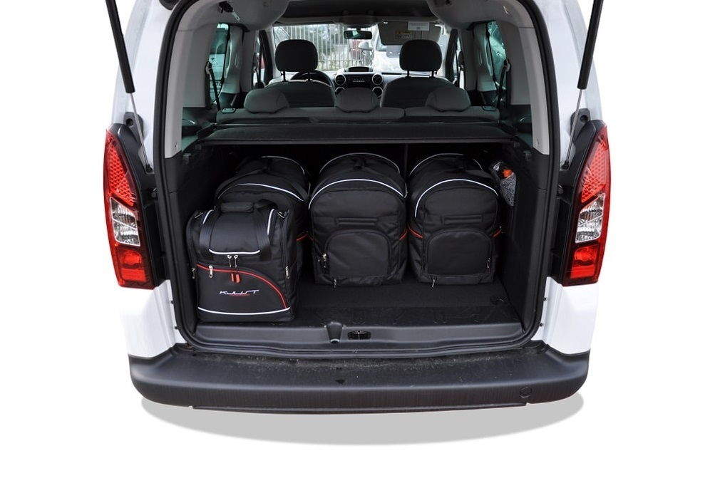 Torby KJUST AERO do Peugeot Partner Tepee B9 — torby wyjmowane z bagażnika krok po kroku