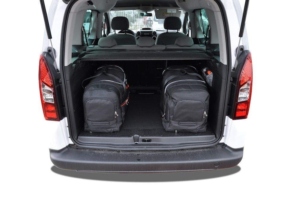 Torby KJUST SPORT do Peugeot Partner Tepee B9 — torby wyjmowane z bagażnika krok po kroku