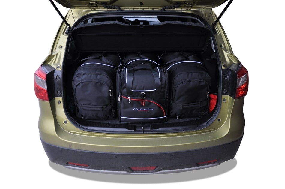 Torby KJUST AERO do Suzuki SX4 S-Cross II (JY) — zestaw ułożony w bagażniku