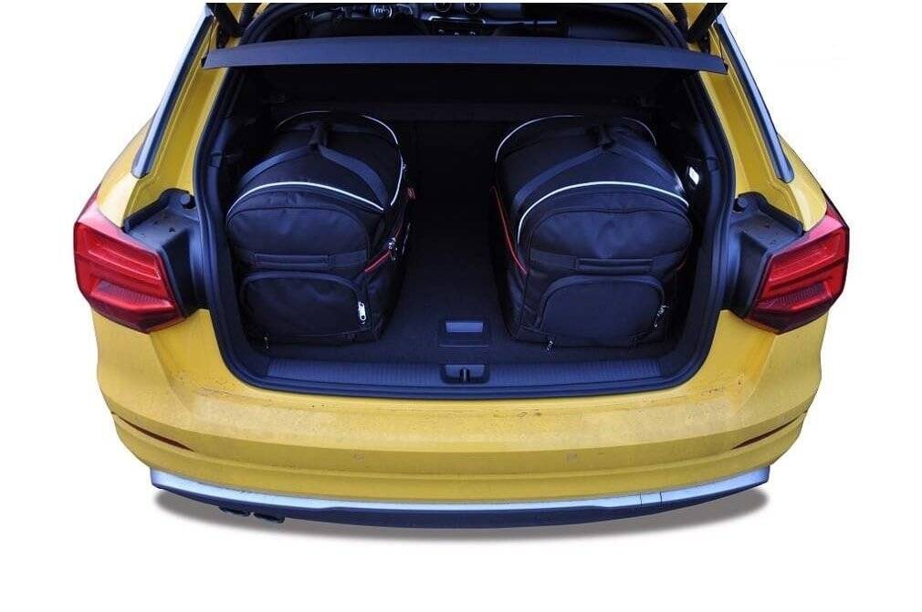 Torby KJUST AERO do Audi Q2 GA — torby wyjmowane z bagażnika krok po kroku