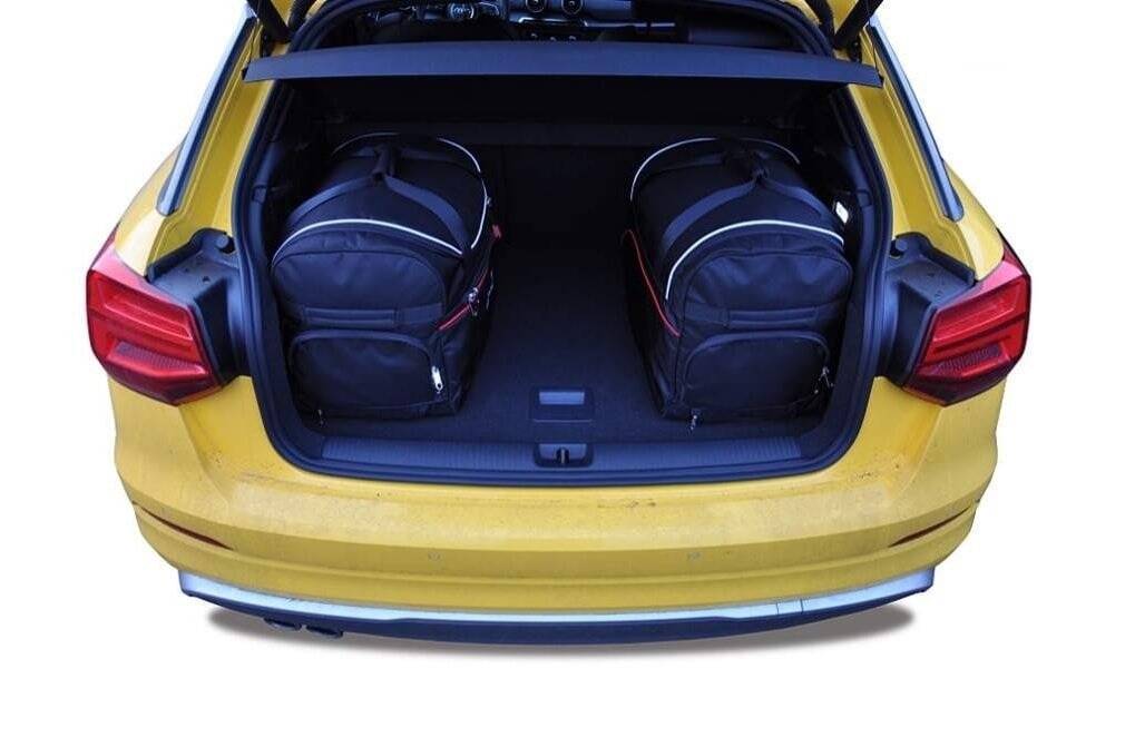 Torby KJUST AERO do Audi Q2 GA — torby wyjmowane z bagażnika krok po kroku