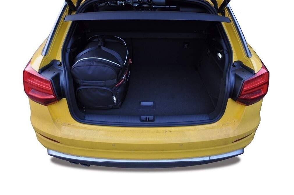 Torby KJUST AERO do Audi Q2 GA — torby wyjmowane z bagażnika krok po kroku