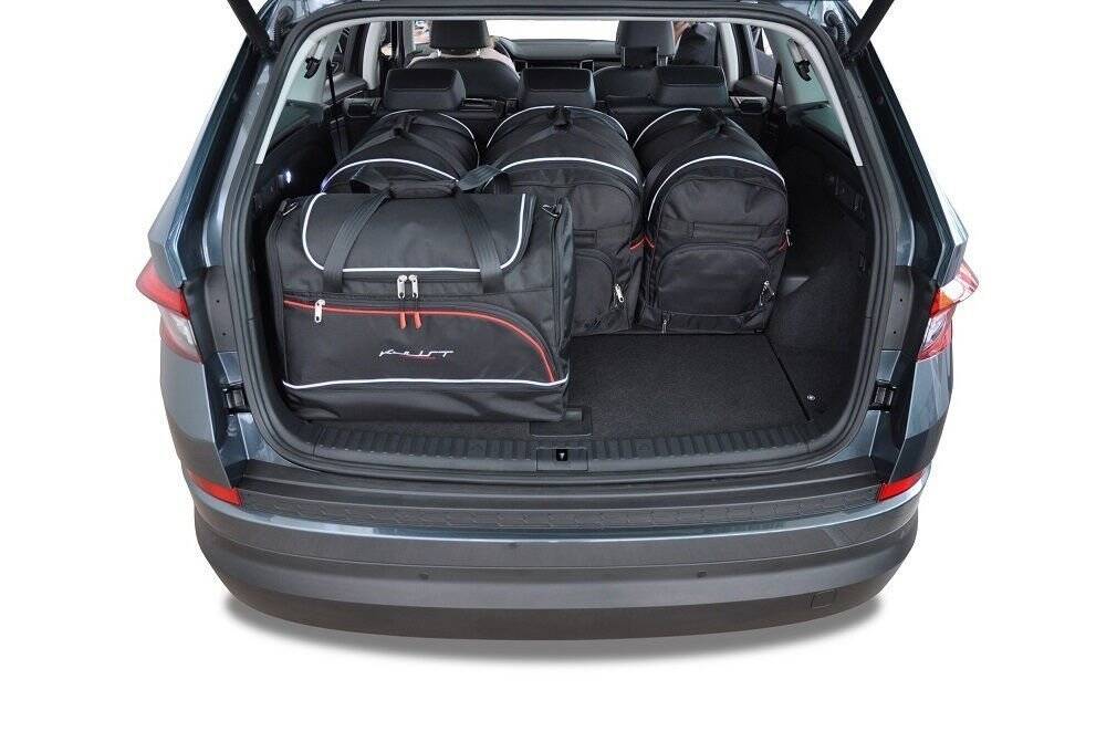Torby KJUST SPORT do Skoda Kodiaq I — torby wyjmowane z bagażnika krok po kroku