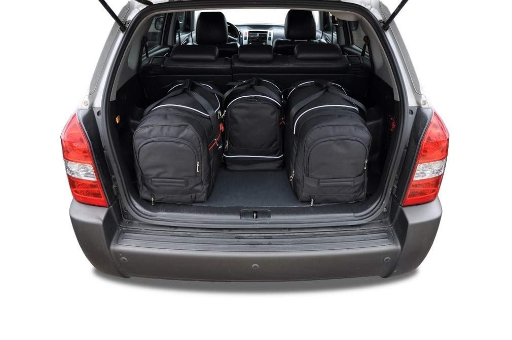 Torby KJUST SPORT do Hyundai Tucson I (JM) — torby wyjmowane z bagażnika krok po kroku