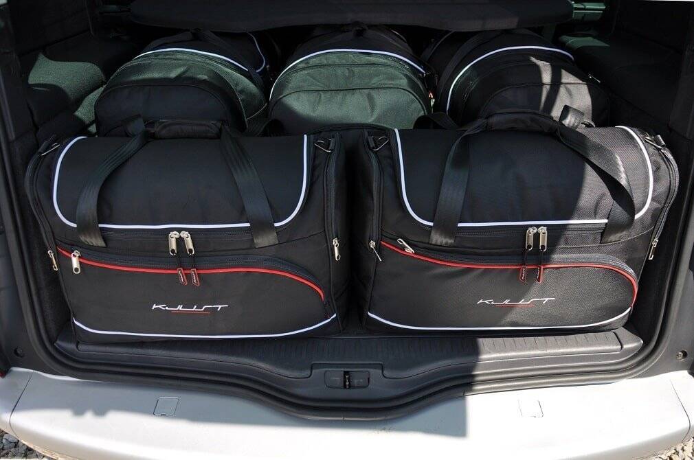 Torby KJUST AERO do Renault Espace IV — zestaw ułożony w bagażniku