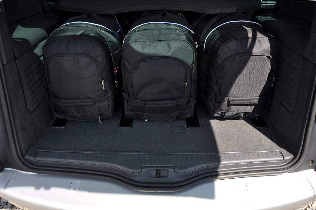 Torby KJUST AERO do Renault Espace IV — torby wyjmowane z bagażnika krok po kroku