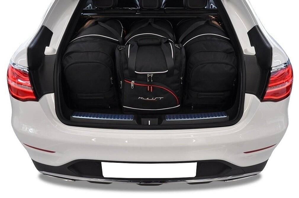 Torby KJUST AERO do Mercedes-Benz GLC Coupe C253 — zestaw ułożony w bagażniku