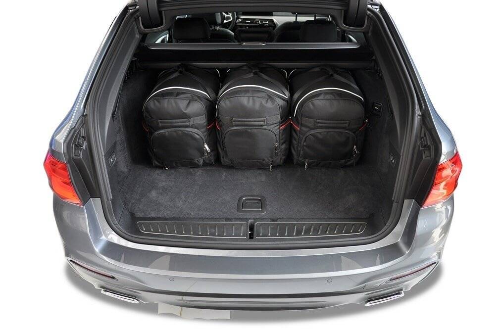 Torby KJUST SPORT do BMW 5 Touring G31 — torby wyjmowane z bagażnika krok po kroku