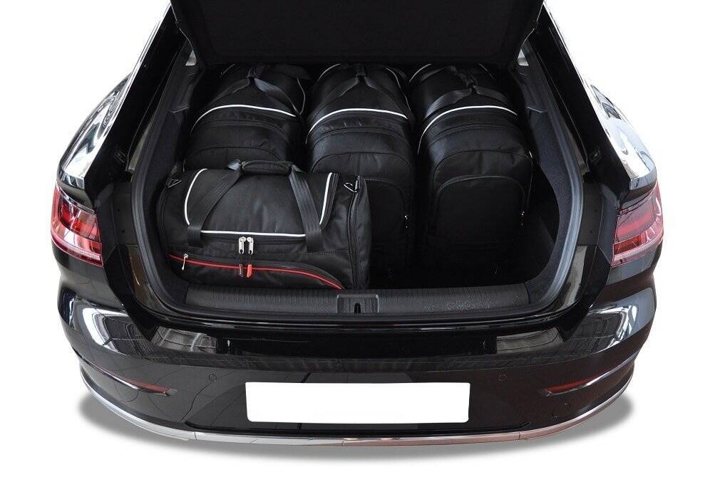 Torby KJUST SPORT do Volkswagen Arteon Fastback I — torby wyjmowane z bagażnika krok po kroku
