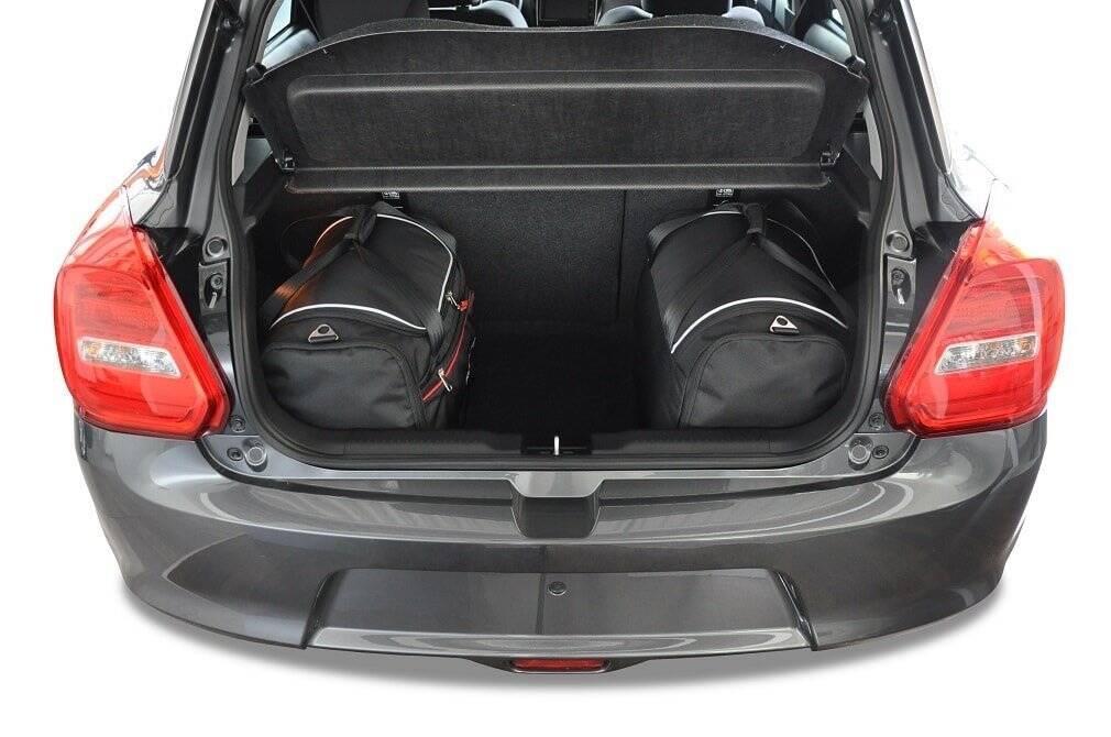 Torby KJUST SPORT do Suzuki Swift VI (AZ) — torby wyjmowane z bagażnika krok po kroku
