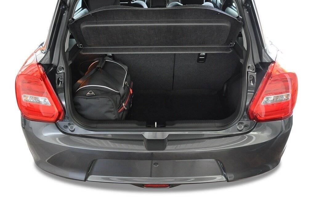 Torby KJUST SPORT do Suzuki Swift VI (AZ) — torby wyjmowane z bagażnika krok po kroku