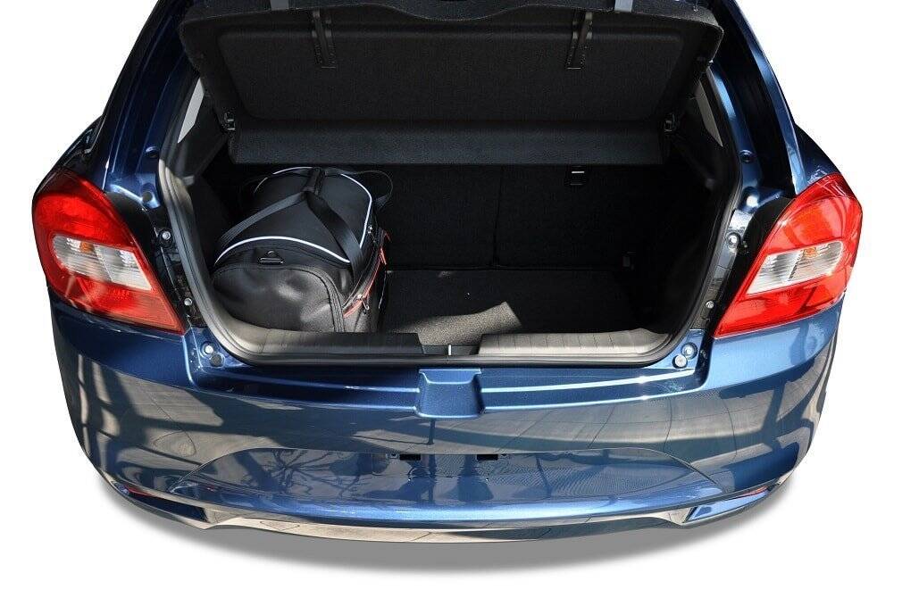 Torby KJUST SPORT do Suzuki Baleno III — torby wyjmowane z bagażnika krok po kroku