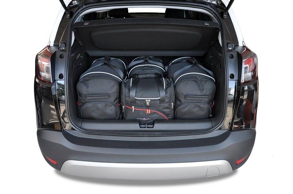 Torby KJUST AERO do Opel Crossland X A (P17) — zestaw ułożony w bagażniku