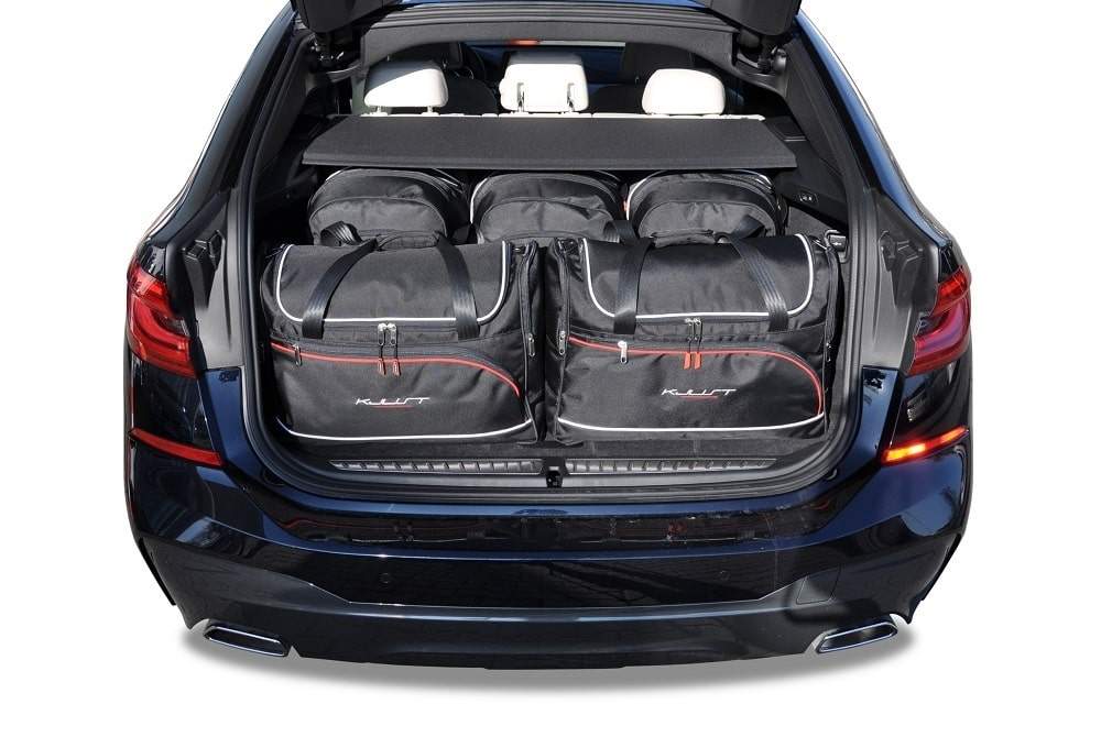 Torby KJUST AERO do BMW 6 Gran Turismo G32 — zestaw ułożony w bagażniku
