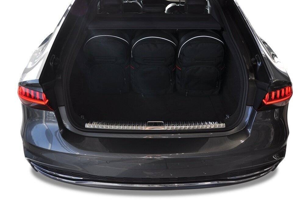Torby KJUST SPORT do Audi A7 / S7 / RS7 Sportback C8 — torby wyjmowane z bagażnika krok po kroku
