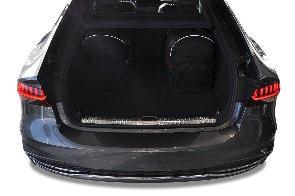 Torby KJUST SPORT do Audi A7 / S7 / RS7 Sportback C8 — torby wyjmowane z bagażnika krok po kroku