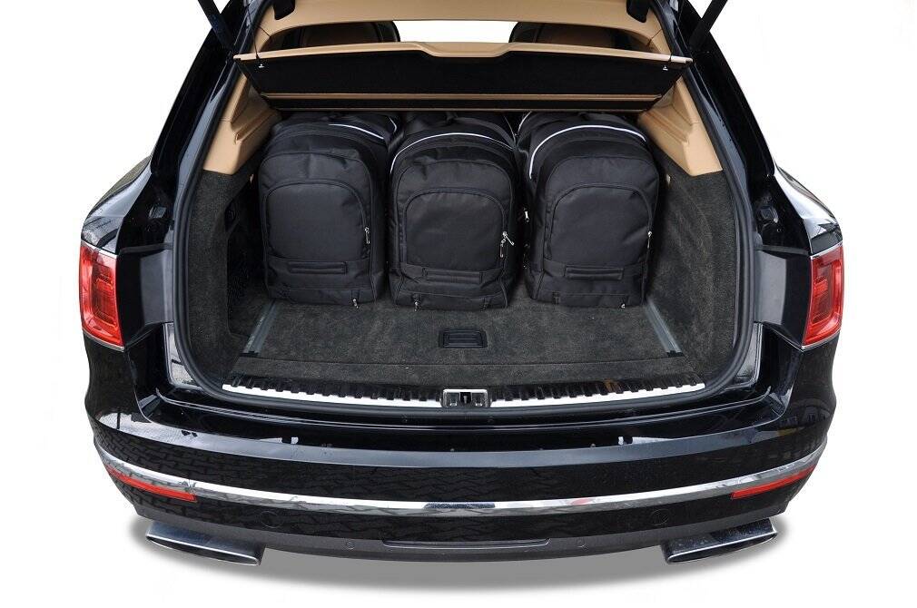 Torby KJUST AERO do Bentley Bentayga I (4V1) — torby wyjmowane z bagażnika krok po kroku