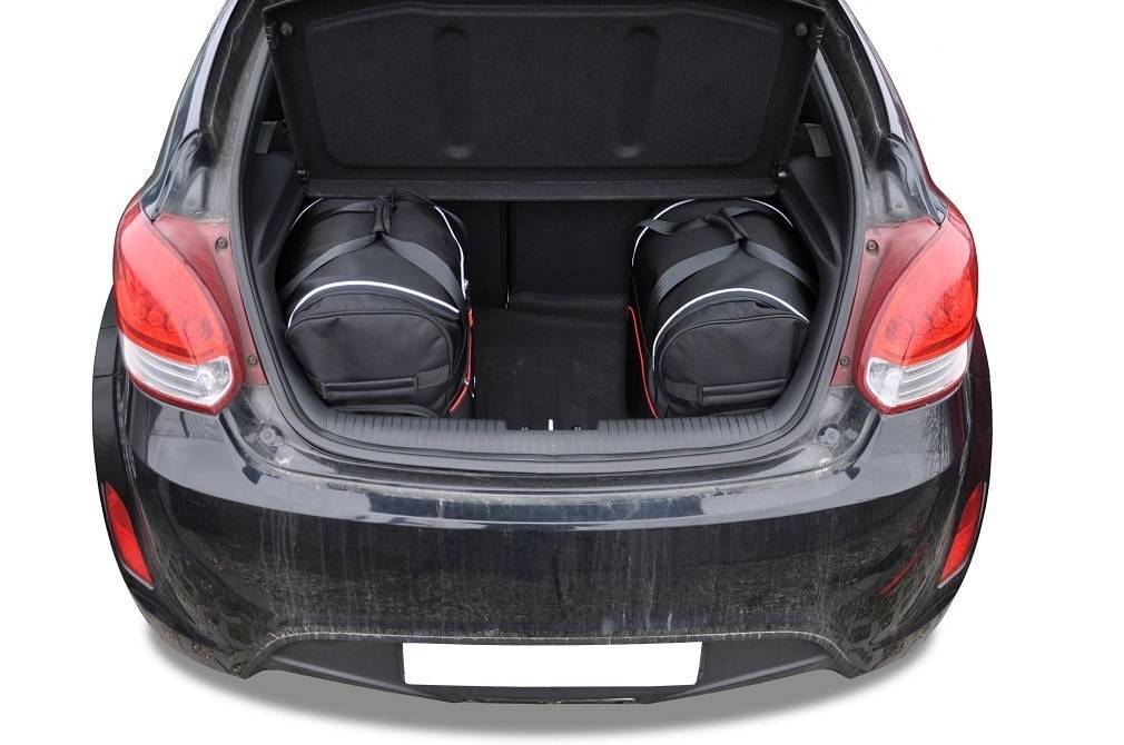 Torby KJUST TROLLEY do Hyundai Veloster Coupe I (FS) — torby wyjmowane z bagażnika krok po kroku