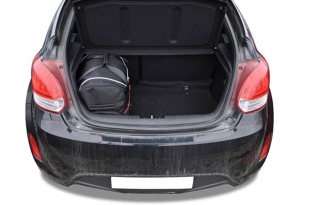 Torby KJUST TROLLEY do Hyundai Veloster Coupe I (FS) — torby wyjmowane z bagażnika krok po kroku