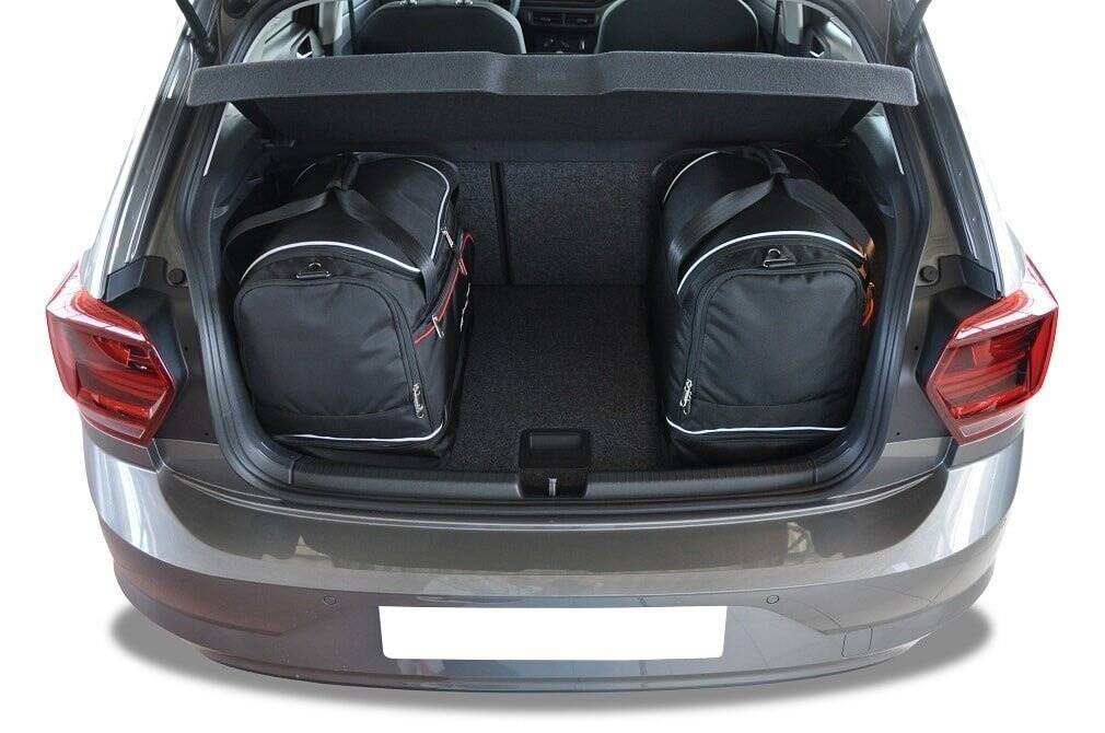 Torby KJUST SPORT do Volkswagen Polo Hatchback VI — torby wyjmowane z bagażnika krok po kroku
