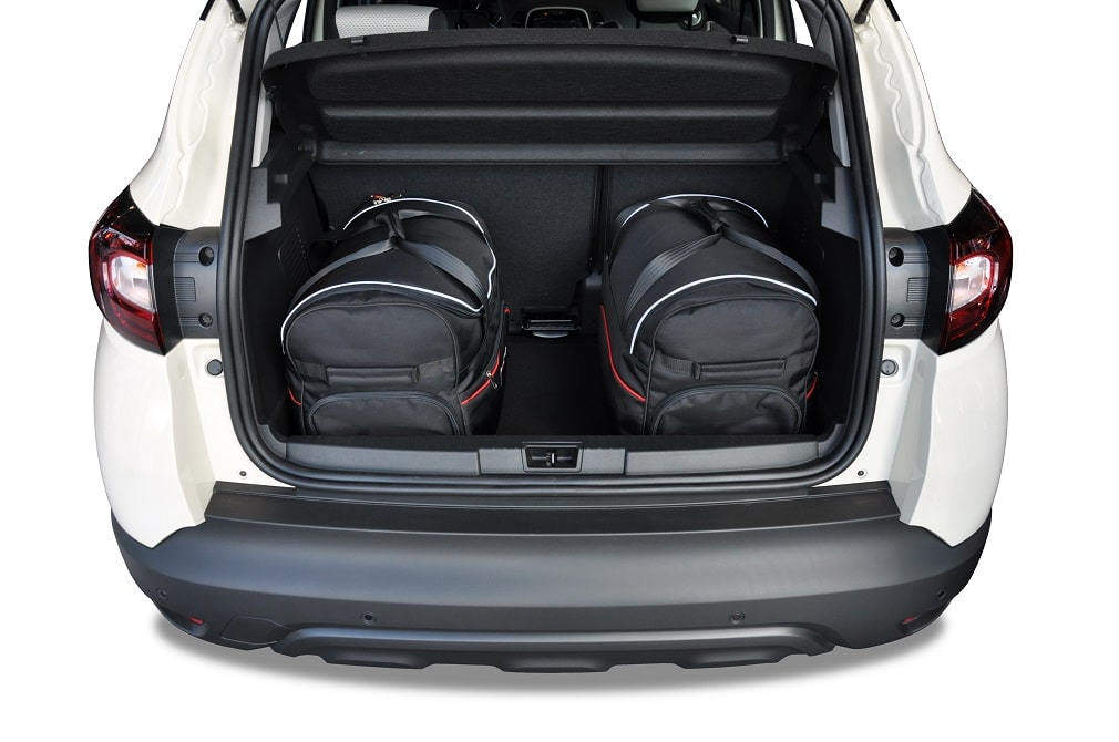 Torby KJUST SPORT do Renault Captur Crossover I — torby wyjmowane z bagażnika krok po kroku